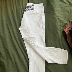 Fabletics White Leggings, Size L